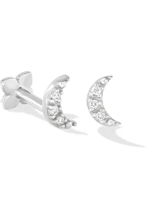 Dower & Hall 9k Diamond Crescent Single Labret