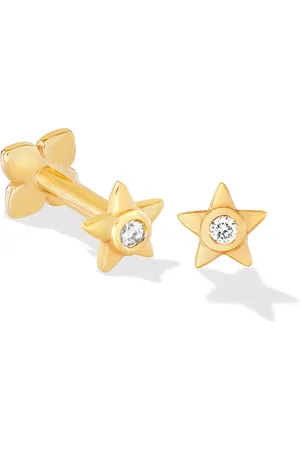 Dower & Hall 9k Diamond Stargazer Single Labret