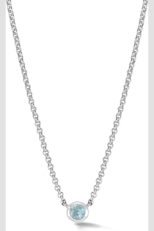 Dower & Hall Aquamarine Round Dewdrop Pendant