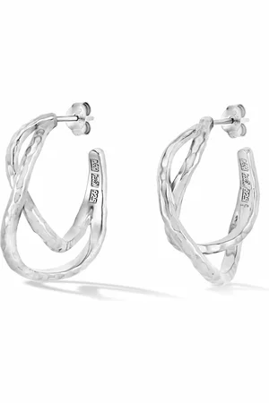 Dower & Hall Entwined Chunky Infinity Twist Hoops