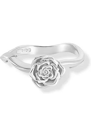 Dower & Hall 14k Rose & Thorn Twinkle Ring