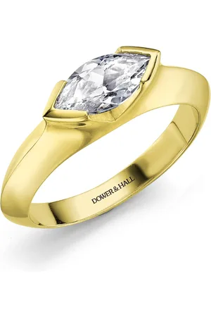 Dower & Hall Marquise Diamond Engagement Ring
