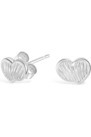 Dower & Hall Humbug Heart Studs