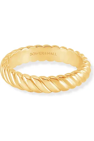 Dower & Hall 14k Twist Twinkle Ring