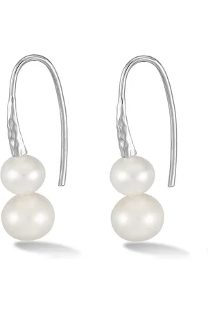 Dower & Hall Timeless White Pearl Duo Earrings