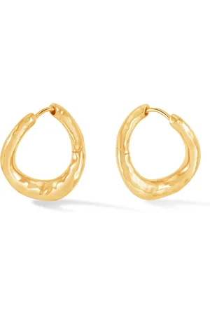 Dower & Hall Entwined Twist Huggie Hoops