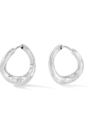 Dower & Hall Entwined Twist Huggie Hoops