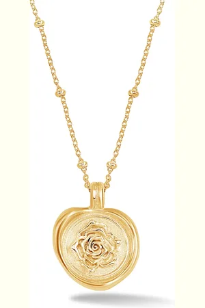 Dower & Hall Wild Rose Talisman Necklace