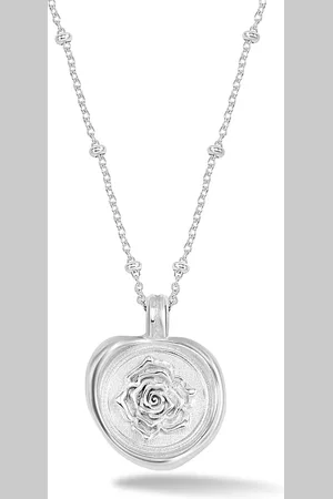 Dower & Hall Wild Rose Talisman Necklace