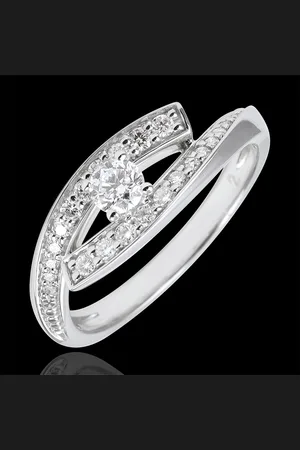 Edenly Precious Nest Solitaire Ring - Diva - - small size - 0.08 c