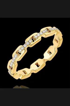 Edenly Orient Gaze Ring - Cuban Link Diamonds - 18 carats and dia