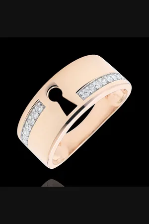 Edenly Ring Precious Secret - rose gold and diamonds - 18 carat