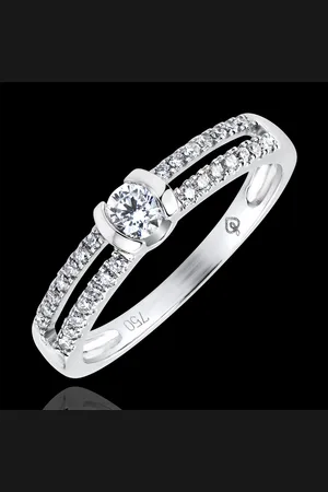 Edenly Ring Enchantment - Noble Engagement - 18 carats and diamond