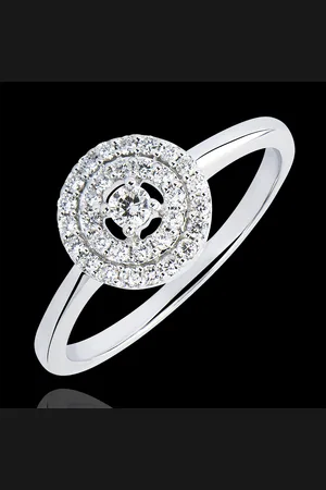Edenly Engagement Ring Origin - Double Halo - 9 carats and diamond
