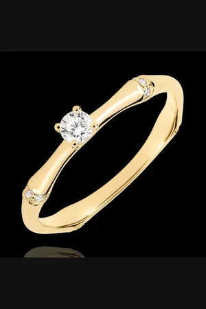 Edenly Jungle Sacr??e engagement ring - 0.09 carat diamond - 18 c