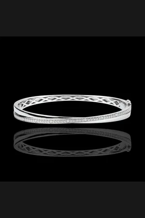 Edenly Bangel Bracelet Saturn Duo - diamonds - - 18 carats
