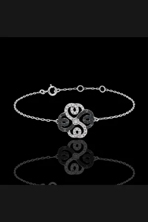 Edenly Bracelet Solitair Freshness - Clover Arabesque - white diam