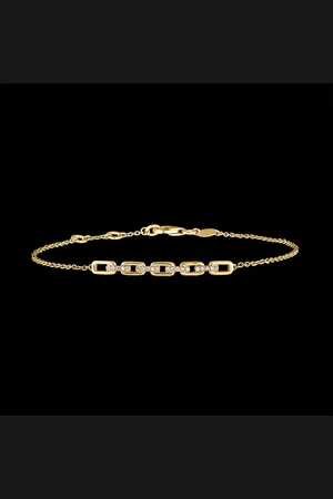 Edenly Orient Gaze Bracelet - Cuban Link - 9 carats and diamonds