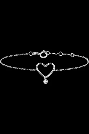 Edenly Freshness Bracelet - Diamond Heart - 9 carat and diamond