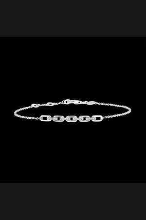 Edenly Orient Gaze Bracelet - Cuban Link - 9 carats and diamonds