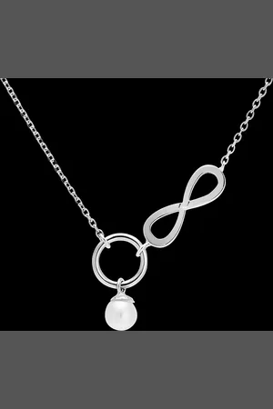 Edenly Abundance Necklace - Infinity - 18 carat and pearl