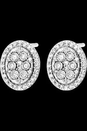 Edenly Origin Stud Earrings - Oval Brilliance - 9 carat and diamon