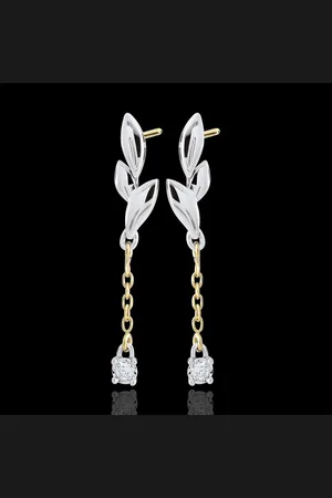 Edenly White Gold Diaphanous Earrings - 18 carats