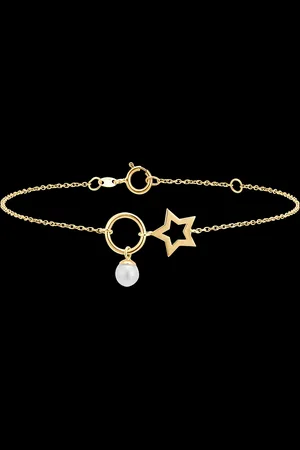 Edenly Abundance Bracelet - Star - 9 carat and pearl
