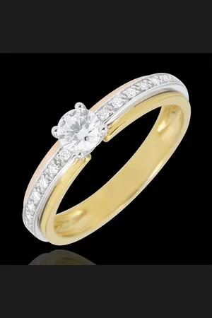 Edenly Engagement Ring Solitaire Destiny - My Queen - small size - 3 golds