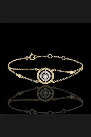 Edenly Bracelet Salty Flower - circle - and diamonds