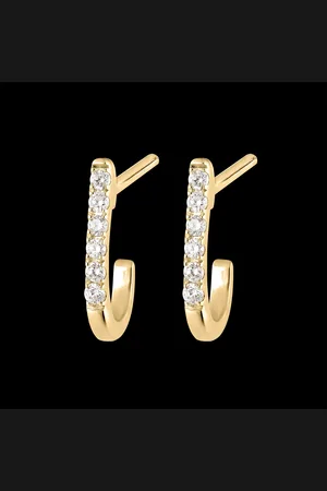Edenly Freshness Hoop earrings - Ella - 9 carats and diamonds