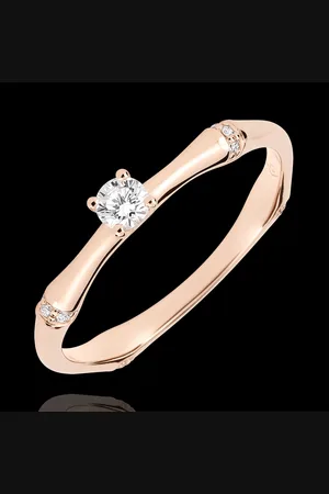 Edenly Jungle Sacr??e engagement ring - 0.09 carat diamond - 18 car