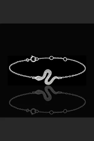 Edenly Bracelet Imaginary Walk - Bewitching Snake - and diamonds