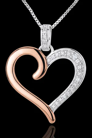 Edenly Pendant Amazon Heart - Pink gold