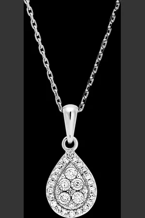 Edenly Origin Pendant - Pear Brilliance - 9 carat and diamonds