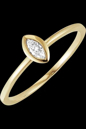Edenly Freshness Ring - Marquise - 18 carat and diamond