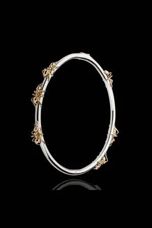 Edenly Bracelet Imaginary Walk - Dance of the Ants - white gold and rose gold