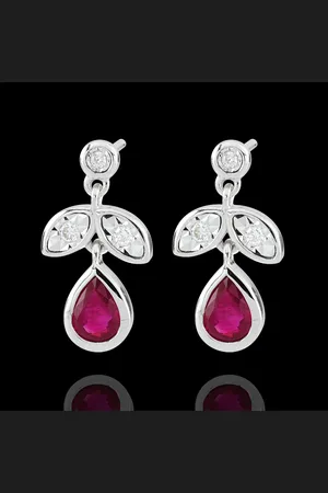 Edenly Diamond and Ruby Hesm?? Earrings