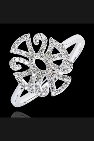 Edenly Destiny Ring - Arabesque variation - 18 carats and diamonds