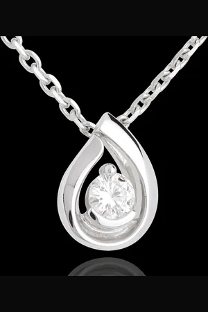Edenly Diamond teardrop pendant- - 0.21 carat