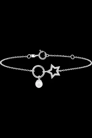 Edenly Abundance Bracelet - Star - 9 carat and pearl