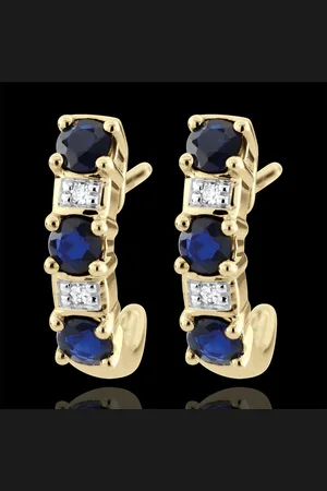 Edenly Creole Clarisse Sapphire Earrings - 9 carats