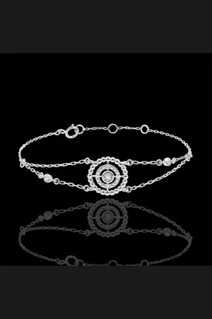 Edenly Bracelet Salty Flower - circle - and diamonds