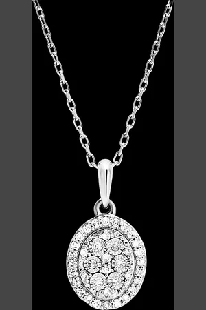 Edenly Origin Pendant - Oval Brilliance - 9 carat and diamonds
