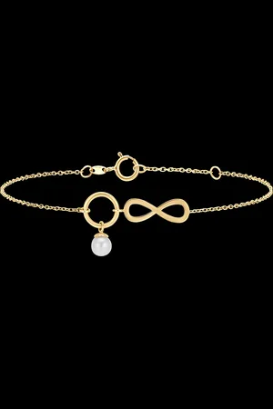 Edenly Abundance Bracelet - Infinity - 9 carat and pearl