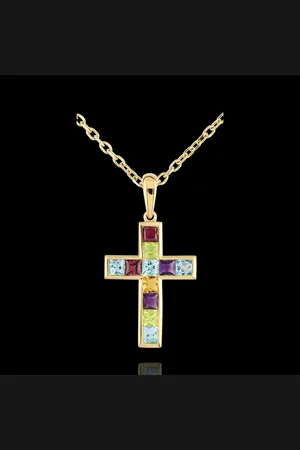 Edenly Colour Cross Pendant