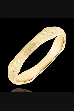 Edenly Jungle Sacr??e Ring - 4 mm - brushed 18 carats