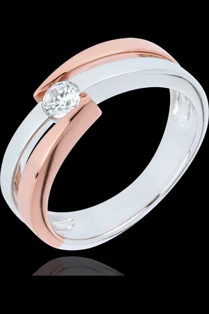 Edenly Ring Precious Nest - Solitaire Rings - 0.18 carat - 9 carat gold