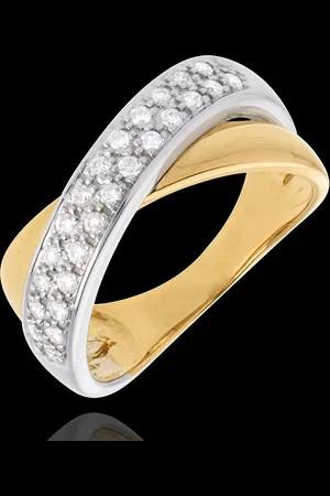 Edenly Tandem ring semi-paved - 0.26 carat - 26diamonds