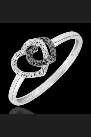 Edenly Ring with white diamonds and black diamonds - Consensual He